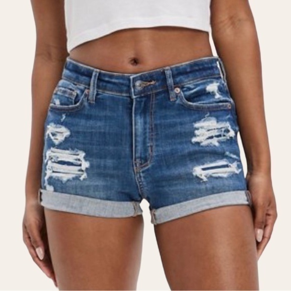 AE Ne(x)t Level High V-Rise Denim Shortie 💕
